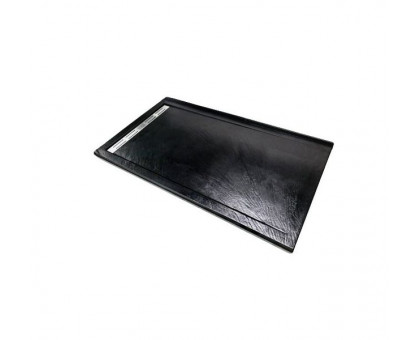 Душевой поддон WeltWasser WW TRS 10080 STONE-BL 100х80 см черный с сифоном