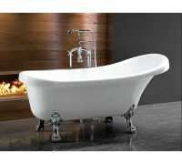 Ванна акриловая Cerutti SPA C-2014 150х75 см комплектация в цвете хром